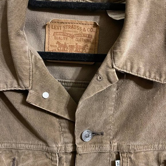 RARE! Levi's Brown Cordeuroy jacket - Picture 2 of 4